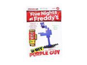 Five Nights at Freddy s 8 Bit Buildable Figure Purple Guy