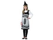 Crayola Black Tank Costume Dress Tween Tween 10 12