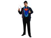 Superman Clark Kent Muscle Chest Costume Jacket Adult X Large 44 46