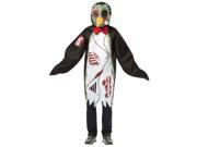 Zombie Penguin Costume Tunic Adult One Size Fits Most