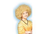 Supa Fro Blonde Child Costume Wig One Size