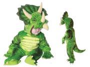 Green Triceratops Plush Baby Costume 18 24 Months