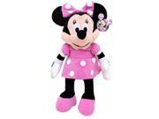 Disney Mickey Mouse Clubhouse Plush 17 Minnie Pink Dress