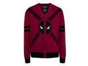 Deadpool 5 Button Adult Cardigan Sweater Large