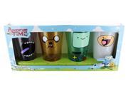 Adventure Time Faces 16oz Pint Glass 4 Pack