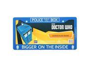 Doctor Who License Plate Frame Bigger On The Inside