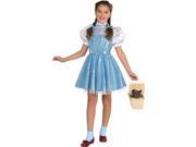 The Wizard Of Oz Dorothy Sequin Dress Costume Child Small