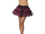 Tutu Black Pink Adult Costume Underskirt One Size