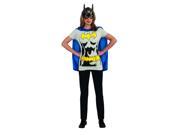 Batgirl Blue Shirt Mask Costume Set Adult Medium 10 14