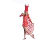 Red Lace Lady Pop Star Costume Dress Child Medium 8 12