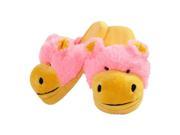 My Pillow Pets Neon Hippo Slippers Small Up To Toddler 10