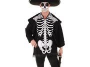 Skeleton Serape Pancho Adult Costume