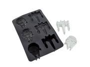 Star Wars Silicone Ice Cube Tray Millennium Falcon and X Wing