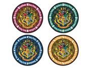 Harry Potter School Crest 4 Piece Coaster Set Round