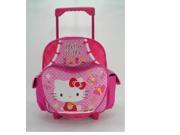 Small Rolling Backpack Hello Kitty Garden New School Book Bag 629885