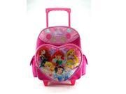 Small Rolling Backpack Disney Princess Dreams Come True New 623746