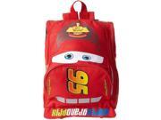 Small Rolling Backpack Disney Cars McQueen Red School Bag New 362941
