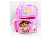 Backpack Dora the Explorer Pink Jumping w Boots Large Bag New 81327