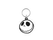 The Nightmare Before Christmas Soft Touch PVC Key Ring Jack Skellington Smiling Head