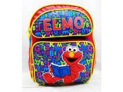 Medium Backpack Sesame Street Elmo ABC Reading New sBook Boys s16386