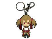 Key Chain Sword Art Online New Chibi Silica Pouting Anime Licensed ge36755