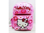 Backpack Hello Kitty Pink Flower Bow Large Girls School Bag New 84017