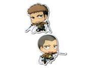 Pin Set Attack on Titan New SD Jean SD Connie Set of 2 Licensed ge50148