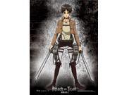 Wall Scroll Attack on Titan New Eren Pose Fabric Art Licensed ge60369