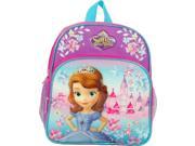 Mini Backpack Disney Sofia the First Lovely Castle 10 New 645717