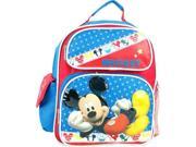 Small Backpack Disney Mickey Mouse Blue School Bag New 638061