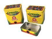 Storage Tin Crayola Metal Tin Box New Licensed 181007