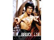 Bruce Lee Fight Tin Sign by NMR Calendars