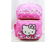 Backpack Hello Kitty Glitter Heart Pink School Bag 16 New Gifts Toys 83069