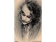 Poster DC Comics Dark Knight Sketch Joker New Wall Art 22 x34 rp13555