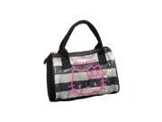 Hand Bag Hello Kitty Black Silver Sequin Satchel