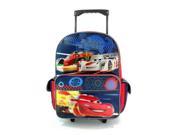Large Rolling Backpack Disney Cars Blazing Speed New School Bag 606817