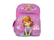 Backpack Disney Sofia the First Princess 16 Large School Bag New 633554