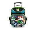 Large Rolling Backpack Ben 10 Cartoon New School Book Bag Boys 615147