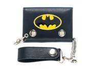 Wallet DC Comics Batman Metal Badge w Chain New Gifts mw2cc2btm