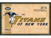 Poster NFL New York Jets Retro Logo New Wall Art 22 x34 rp13179