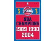 Poster NBA Detriot Pistons Champions New Wall Art 22 x34 rp2090