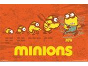 Poster Despicable Me Minions Evolution New Wall Art 22 x34 rp13780