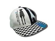 Baseball Cap Black Rock Shooter Two Sides Checkered Hat New ge31517