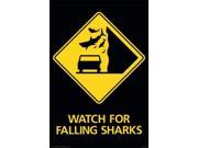 Poster Sharks Falling Sharks Wall Art Licensed Gifts Toys 241267