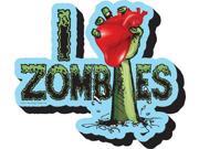 Magnet - Zombies - I Heart Zombies Licensed Gifts Toys 95116 Magnet - Zombies - I Heart Zombies Licensed Gifts Toys 95116