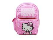 Small Backpack Hello Kitty Pink New School Bag Book Girls 811089