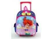 Small Rolling Backpack Disney The Little Mermaid Music Dance New 617110