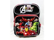 Medium Backpack Marvel Avengers All Heroes Black School Bag ac24782