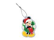 PVC Key Chain Disney Mickey Mouse Wreath Soft Touch 24881