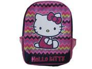 Backpack Hello Kitty Pink blue Chevon Large School Bag Girls 826168